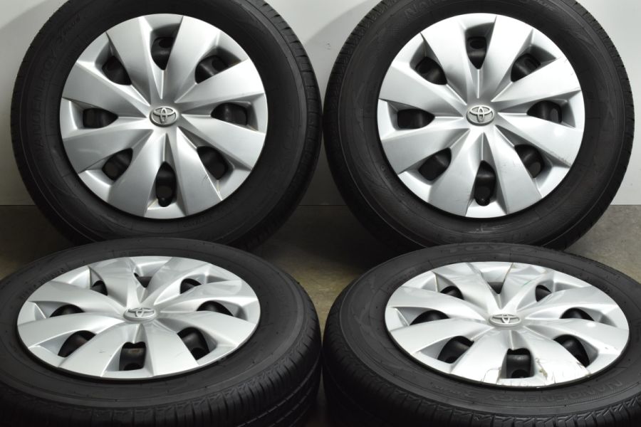 【バリ溝】トヨタ ヴィッツ 純正 14in 5J +39 PCD100 トーヨー ナノエナジー3+ 165/70R14 アクア パッソ スペイド  ポルテ 流用