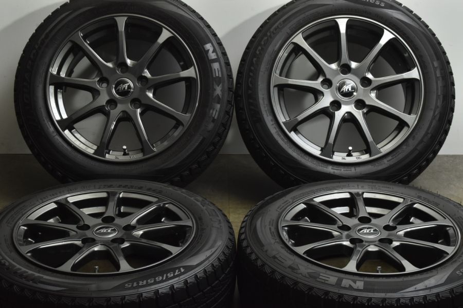 バリ溝】AFT BERTZEN 15in 6J +46 PCD112 ネクセン ウィンガード アイス 175/65R15 MINI F55 F56  F57 ミニクーパー 純正サイズ 交換用 中古 スタッドレスタイヤホイールセット | パーツ販売ナンバーワン