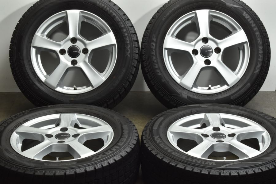 バリ溝 2023年製】TRG 15in 5.5J +20 PCD108 ダンロップ ウィンター 