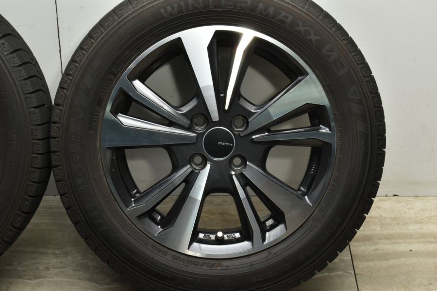 スマート フォーフォー アルミホイール スタッドレスタイヤ セット