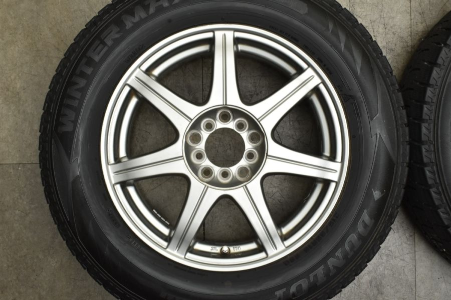 7スポーク 16in 6.5J +40 PCD114.3/100 ダンロップ ウィンターマックス WM02 215/65R16 アルファード  ヴェルファイア CX-30