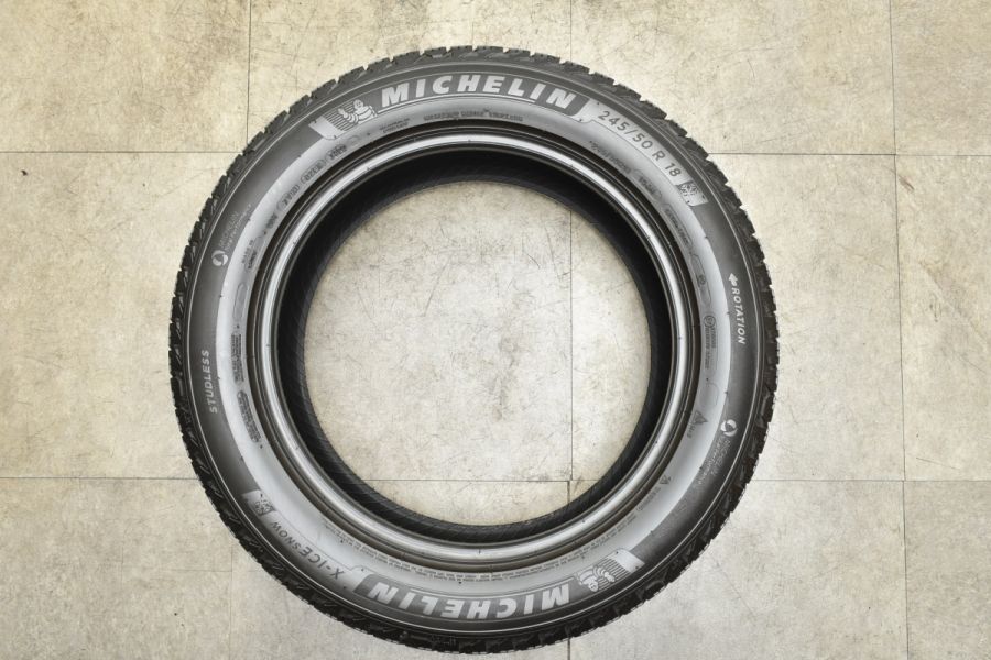 2022年製バリ溝】ミシュラン X-ICE SNOW 245/50R18 4本 BMW G11