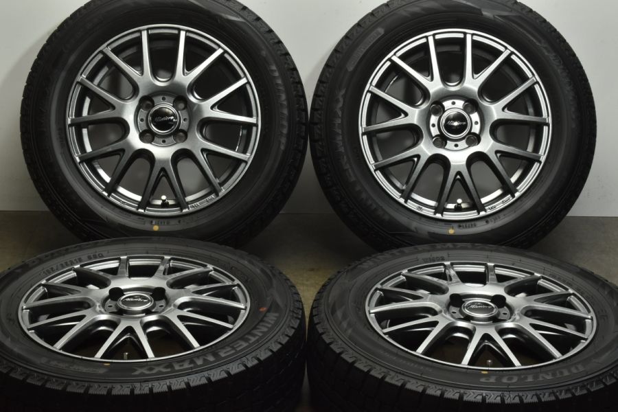美品 デミオ MAZDA2 スタッドレスタイヤ 15インチ ホイール4本