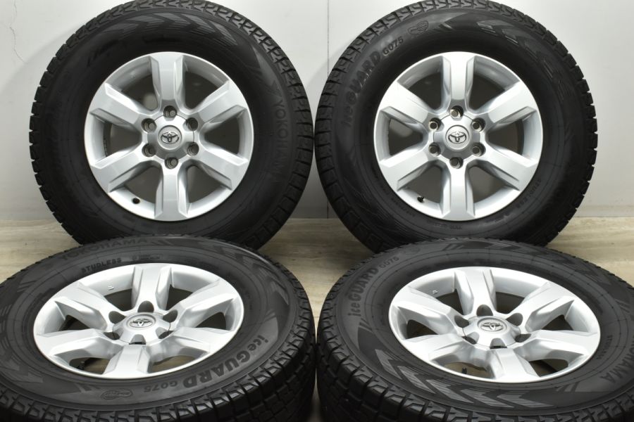 美品】トヨタ 150 ランドクルーザープラド 純正 17in 7.5J +25 PCD139 