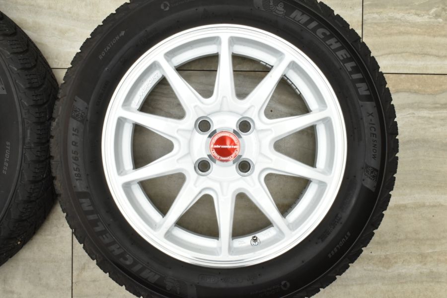 バリ溝 美品】LM-Sport RS10 15in 6J +42 PCD100 ミシュラン X-ICE 