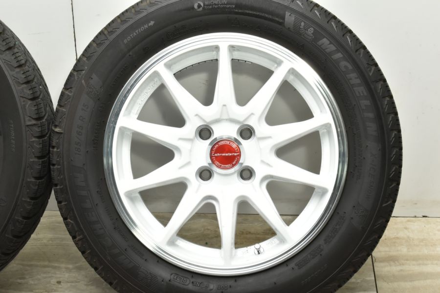 バリ溝 美品】LM-Sport RS10 15in 6J +42 PCD100 ミシュラン X-ICE 