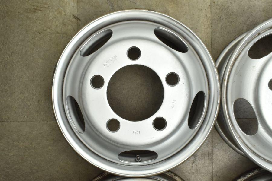 【良好品】トピー TOPY DUA 17.5in 5.25J 115 8TC 5穴 PCD208 ハブ径150ｍｍ 6本セット 三菱扶桑  キャンターなどに