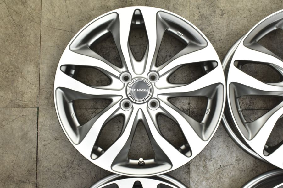 未使用 未装着品】バルミナ DS-M 16in 6J +50 PCD100 4本 アクア