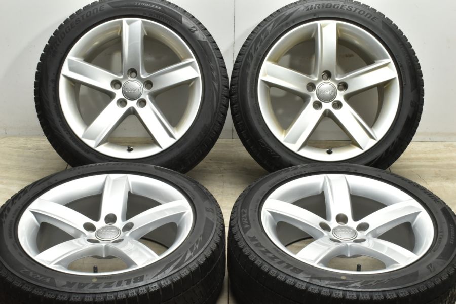 正規品】アウディ 8T A5 純正 17in 7.5J +28 PCD112 ブリヂストン ブリザック VRX2 225/50R17  品番:8T0071497 S5 A4 S4 流用 中古 スタッドレスタイヤホイールセット | パーツ販売ナンバーワン