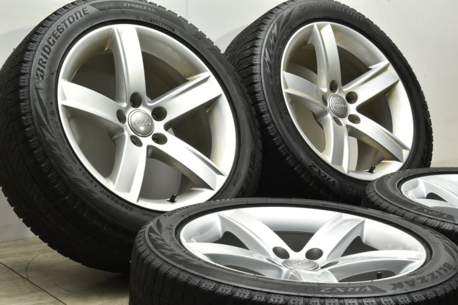 【正規品】アウディ 8T A5 純正 17in 7.5J +28 PCD112 ブリヂストン ブリザック VRX2 225/50R17  品番:8T0071497 S5 A4 S4 流用