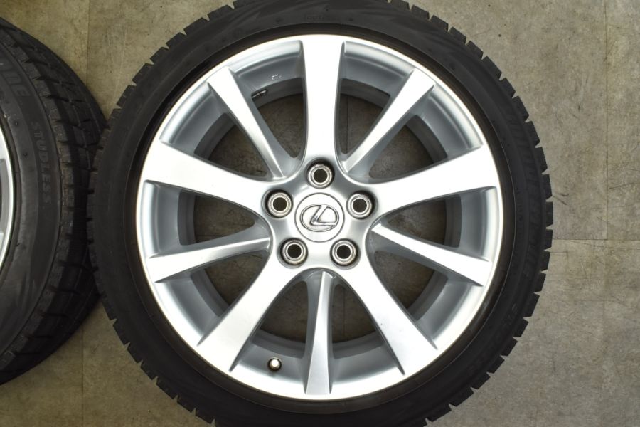 【良好品】レクサス IS250C 純正 17in 8J +45 PCD114.3 ブリヂストン ブリザック レボGZ 225/45R17 ノア  ヴォクシー オーリス ルミオン