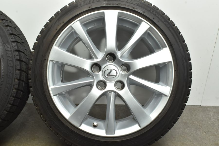 【良好品】レクサス IS250C 純正 17in 8J +45 PCD114.3 ブリヂストン ブリザック レボGZ 225/45R17 ノア  ヴォクシー オーリス ルミオン