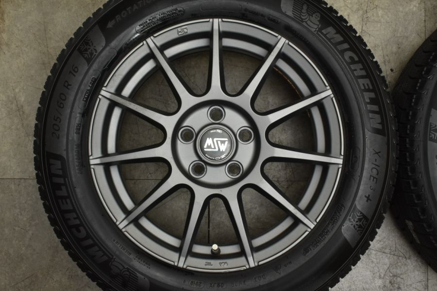 程度良好品】OZ Racing MSW85 16in 6.5J +50 PCD108 ミシュラン X-ICE3+ 205/60R16 ボルボ C30  S40 V40 S60 V50 スタッドレス 中古 スタッドレスタイヤホイールセット | パーツ販売ナンバーワン