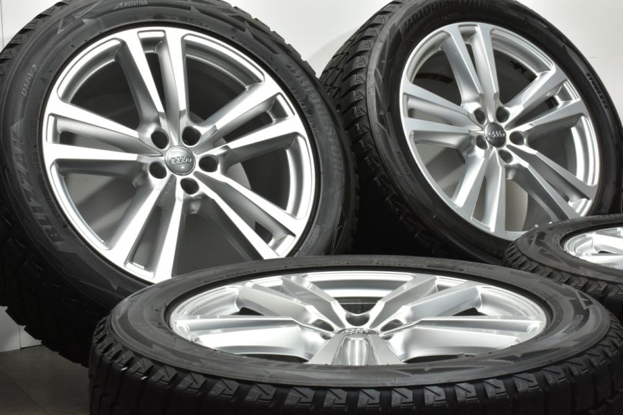 美品】アウディ Q7 純正 20in 9J +33 PCD112 ブリヂストン ブリザック