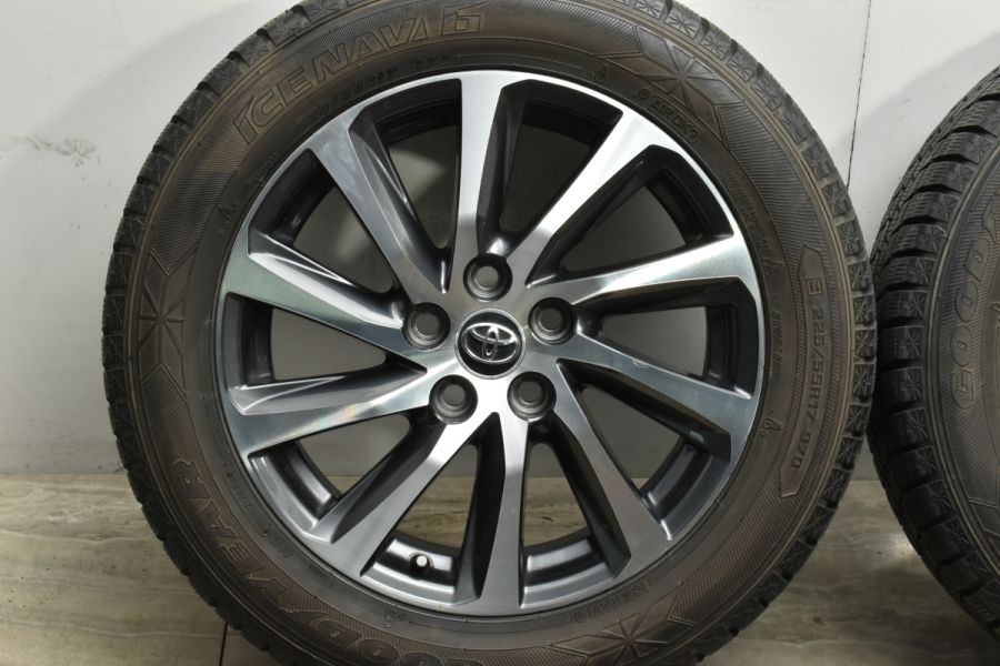 程度良好品】トヨタ 30 アルファード 純正 17in 6.5J +33 PCD114.3 グッドイヤー アイスナビ6 225/55R17  ヴェルファイア ホイールのみ可 中古 スタッドレスタイヤホイールセット | パーツ販売ナンバーワン