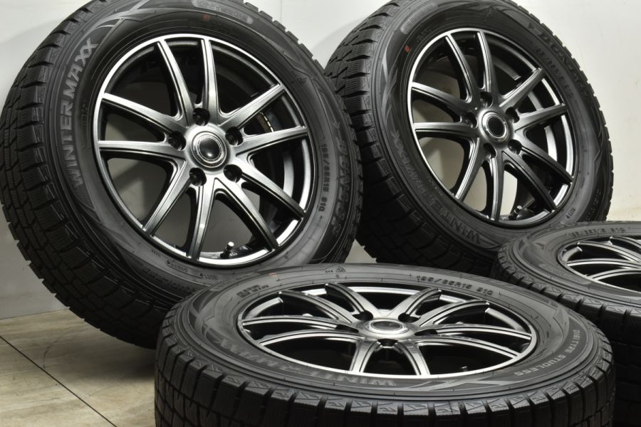 美品】SEIN 15in 6J +53 PCD114.3 ダンロップ ウィンターマックス WM01 195/65R15 ノア ヴォクシー  ステップワゴン ラフェスタ 中古 スタッドレスタイヤホイールセット | パーツ販売ナンバーワン