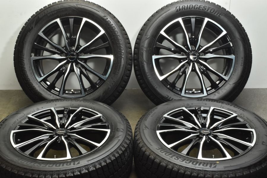 バリ溝 美品】Chronus CH-110 17in 7J +38 PCD114.3 ブリヂストン ブリザック WS90 215/60R17  アルファード C-HR エクストレイル 交換用 中古 スタッドレスタイヤホイールセット | パーツ販売ナンバーワン