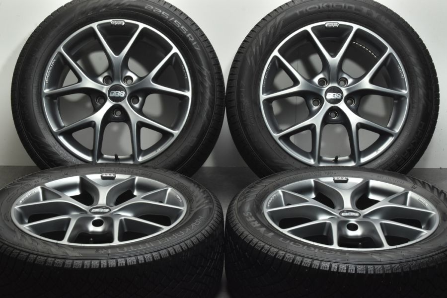 バリ溝 美品】BBS ジャーマニー SR 17in 7.5J +45 PCD112