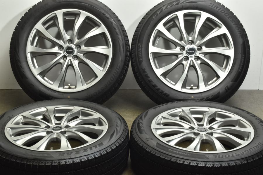 バリ溝 美品】バルミナ 17in 6J +40 PCD100 5穴 ブリヂストン ブリザック VRX2 195/60R17 ライズ ロッキー  HYBRID車 スタッドレス 中古 スタッドレスタイヤホイールセット | パーツ販売ナンバーワン