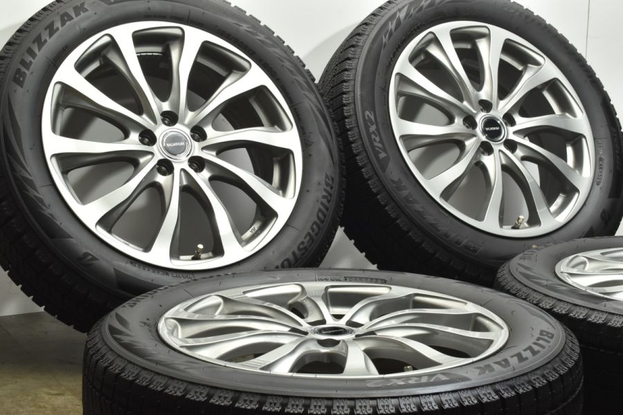 【バリ溝 美品】バルミナ 17in 6J +40 PCD100 5穴 ブリヂストン ブリザック VRX2 195/60R17 ライズ ロッキー  HYBRID車 スタッドレス