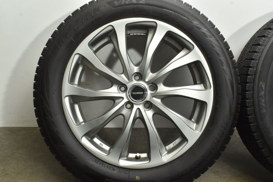 【バリ溝 美品】バルミナ 17in 6J +40 PCD100 5穴 ブリヂストン ブリザック VRX2 195/60R17 ライズ ロッキー  HYBRID車 スタッドレス