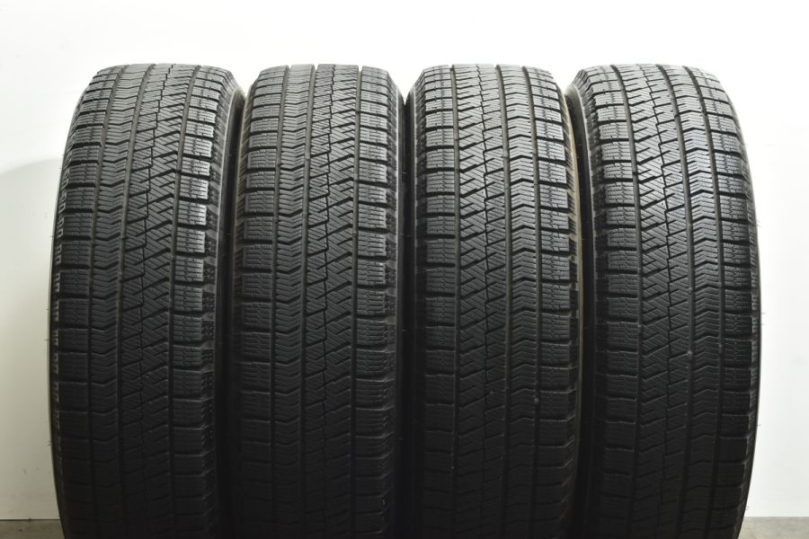 バリ溝 美品】バルミナ 17in 6J +40 PCD100 5穴 ブリヂストン ブリザック VRX2 195/60R17 ライズ ロッキー  HYBRID車 スタッドレス 中古 スタッドレスタイヤホイールセット | パーツ販売ナンバーワン