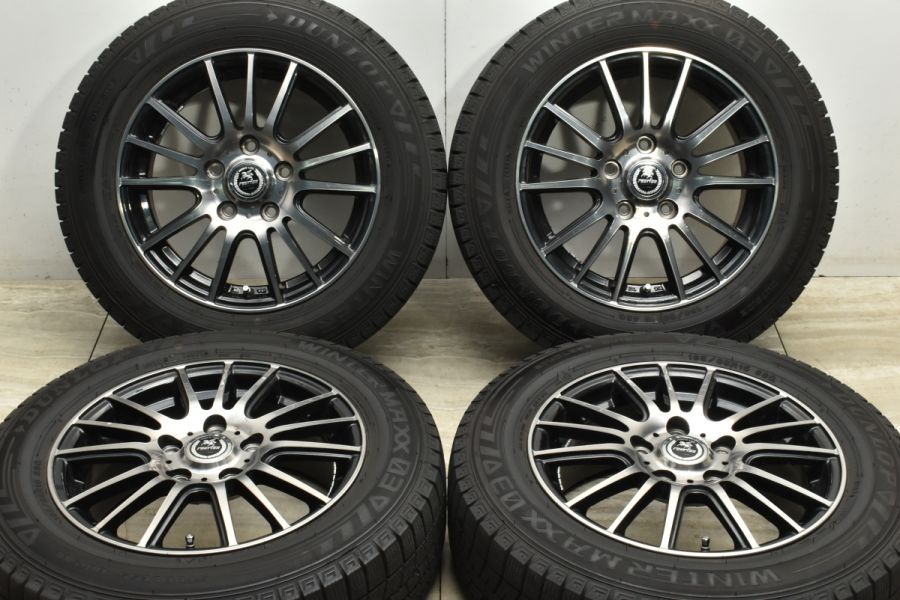 バリ溝】ラブリオン 15in 6J +53 PCD114.3 ダンロップ ウィンターマックス03 185/65R15 ジャパンタクシー フリード  交換用 スタッドレス 中古 スタッドレスタイヤホイールセット | パーツ販売ナンバーワン