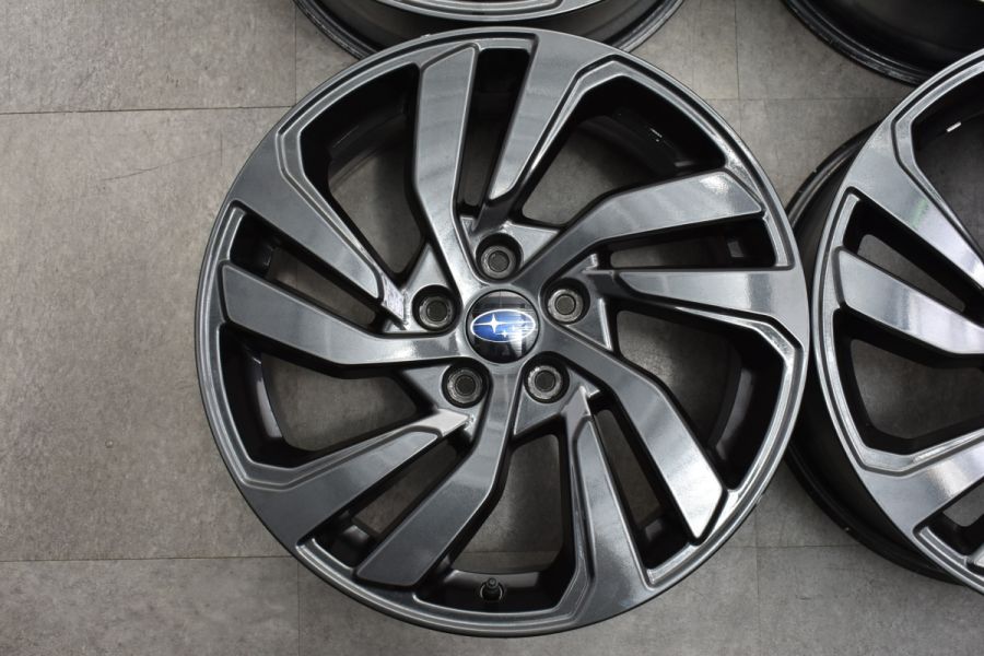 程度良好品】スバル レヴォーグ 純正 18in 7.5J +55 PCD114.3 4