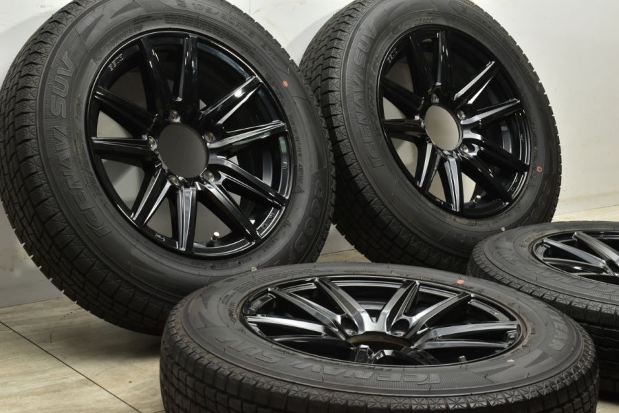 美品】ザインSS 16in 5.5J +22 PCD139.7 グッドイヤー アイスナビSUV 175/80R16 ジムニー AZオフロード  スタッドレス 交換用 中古 スタッドレスタイヤホイールセット | パーツ販売ナンバーワン