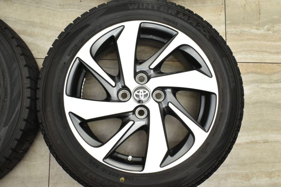 美品 バリ溝】トヨタ アクア 純正 15in 5J +45 PCD100