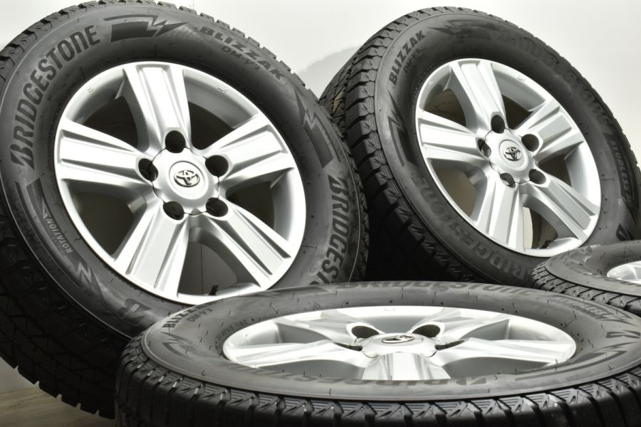 バリ溝】トヨタ ランドクルーザー200 純正 18in 8J +60 PCD150 ブリヂストン ブリザック DM-V3 285/60R18 レクサス  LX570 中古 スタッドレスタイヤホイールセット | パーツ販売ナンバーワン