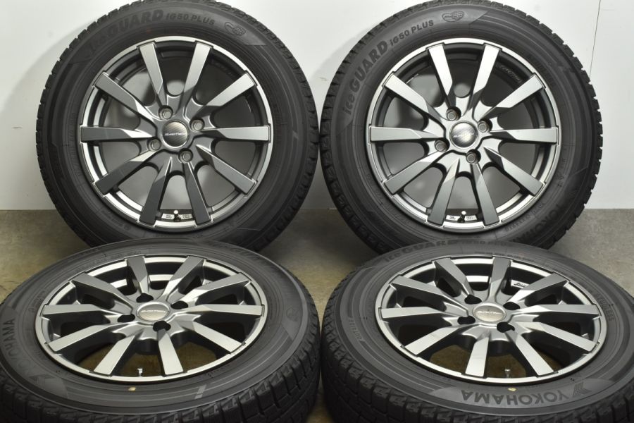 良好品】ユーロテック GAYA10 15in 6J +42 ヨコハマ アイスガード iG50プラス 175/65R15 MINI ミニクーパー R55  R56 フィット アクア 中古 スタッドレスタイヤホイールセット | パーツ販売ナンバーワン