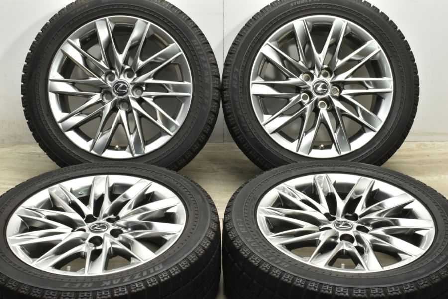 【BS BLIZZAK VRX 245/45R19】スタッドレス【レクサス LS 純正オプションホイール ノイズリダクション 19インチ 8J5HPCD120+35】(VTO544)クレジットカード QRコード決済可能 BS BLIZZAK VRX 245/45R19】スタッドレス【レクサス LS 純正オプション