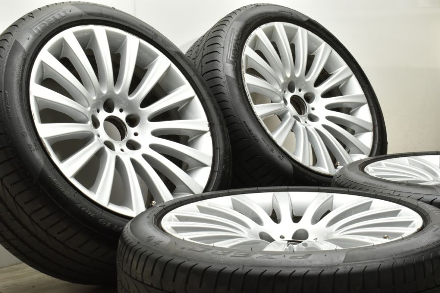 承認ランフラット付】BMW F01 F02 7シリーズ 純正 19in 8.5J+25 9.5J+39 ピレリ 245/45R19 275/40R19  マルチスポーク235 F07 5シリーズ 中古 タイヤホイールセット | パーツ販売ナンバーワン