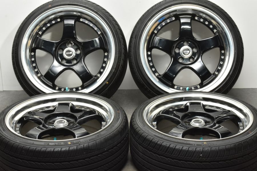 86 BRZなどに】SSR Professor SP1 18in 8J 9J +37 PCD100 ケンダ 215/40R18 インプレッサ レガシィ  カローラ スポーツ ツーリング 中古 タイヤホイールセット | パーツ販売ナンバーワン