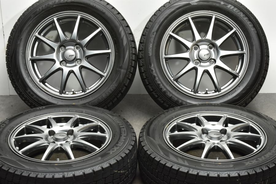 2023年製 バリ溝】スポーツアベリア 15in 5.5J +43 PCD100 ダンロップ 