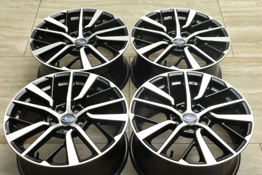 スバル WRX S4 VBH 純正ホイール ブラック 4本