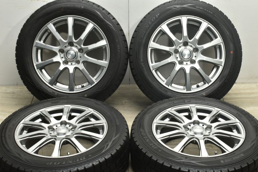 DUNLOP WM01 205/60R16】スタッドレス【MANARAY EuroSpeed 16インチ