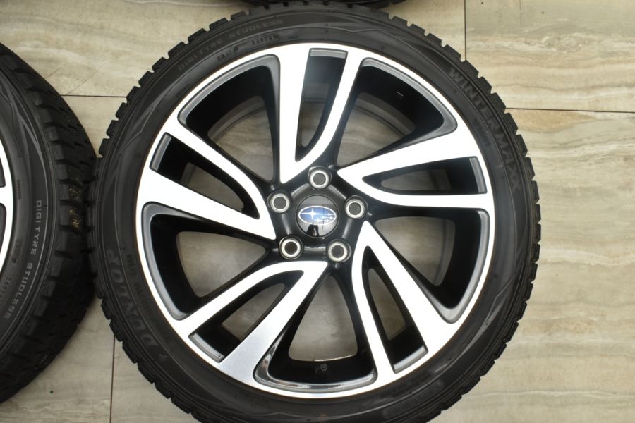 スバル レヴォーグ 純正 18in 7.5J +55 PCD114.3 ダンロップ