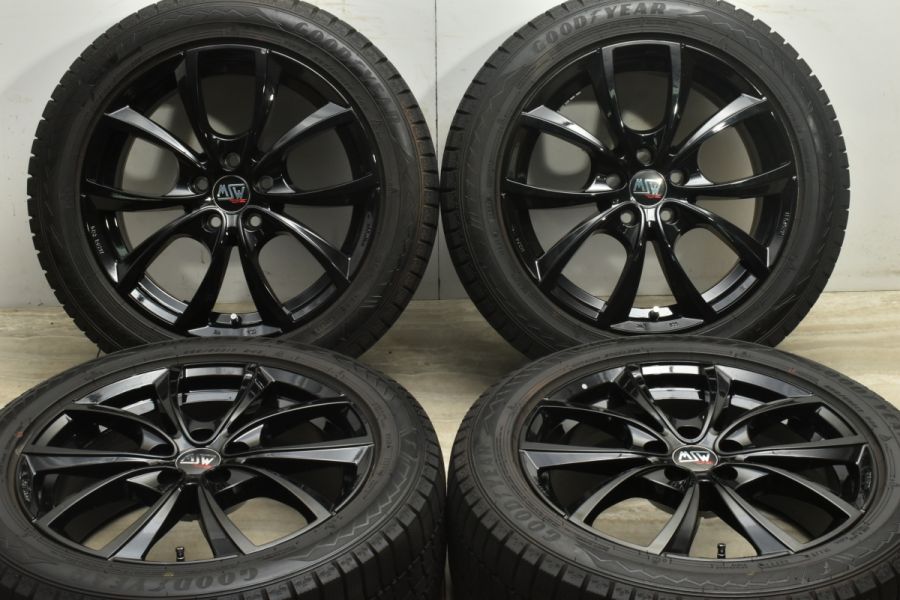 バリ溝 アイスナビ8付 美品】ボルボ V60 純正サイズ MSW27 17in 7.5J+45 PCD108 グッドイヤー 225/50R17  VOLVO S60 V40クロスカントリー 中古 スタッドレスタイヤホイールセット | パーツ販売ナンバーワン