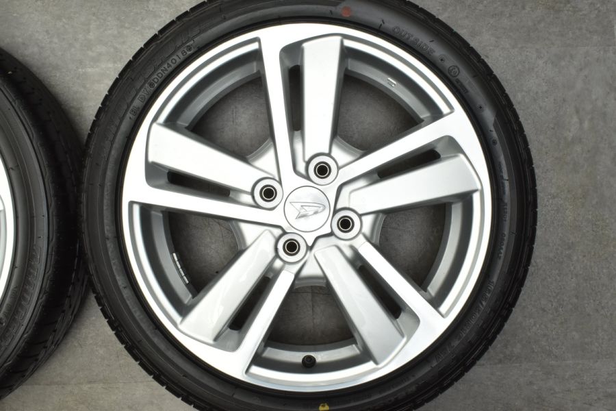 良好品】ダイハツ コペン 純正 16in 4.5J +45 PCD100 ブリヂストン ポテンザ RE050A 165/50R16 タント ミラ  ムーヴ キャスト ウェイク 中古 タイヤホイールセット | パーツ販売ナンバーワン