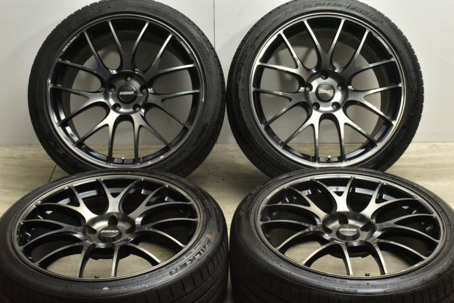 【鍛造 人気】RAYS VOLK Racing G27 progressive 19in 8.5J +38 9.5J +45 PCD114.3  ファルケン AZENIS 225/40R19 265/35R19 GS RC カムリ