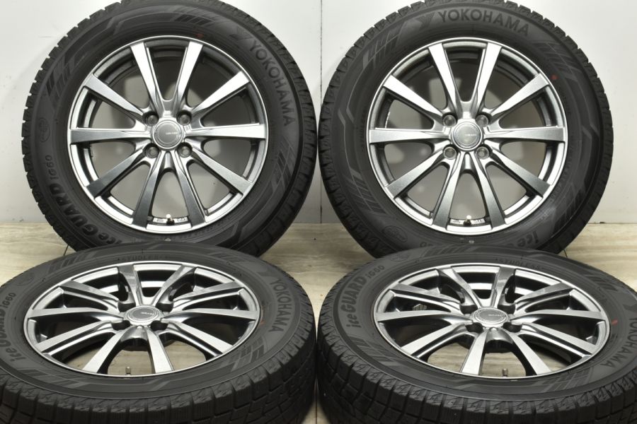 バリ溝 美品】GRASS 16in 5.5J +42 PCD100 ヨコハマ アイスガード iG60 