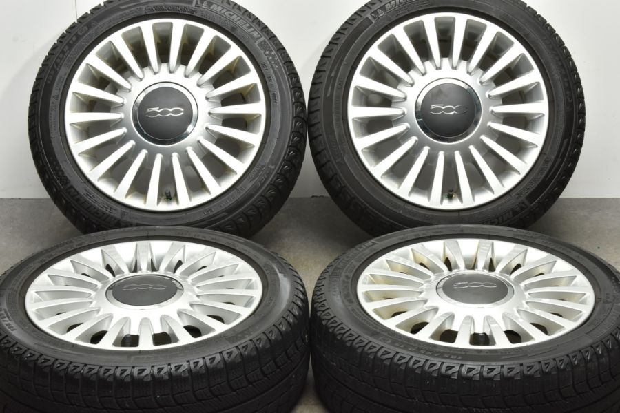 正規品】フィアット 500 純正 15in 6J +35 PCD98 ミシュラン X-ICE Xi2 185/55R15 品番:51815631  交換用 ノーマル戻し 中古 スタッドレスタイヤホイールセット | パーツ販売ナンバーワン