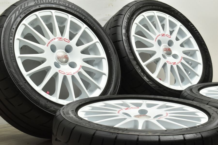 美品】OZ RACING スーパーツーリズモ WRC 15in 6.5J +37 PCD100 