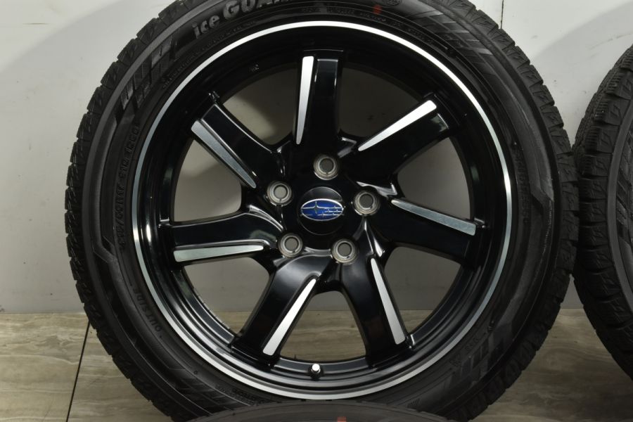 美品】スバル レヴォーグ 純正 17in 7J +55 PCD114.3 ヨコハマ アイス 