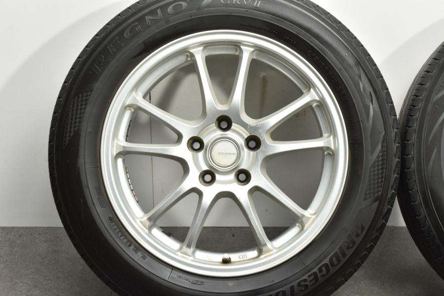 ECOFORME 17in 7J +38 PCD114.3 ブリヂストン レグノ GRVII GRV2 215