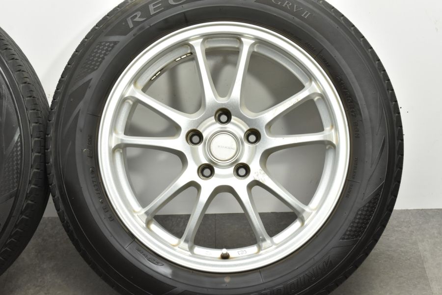 ECOFORME 17in 7J +38 PCD114.3 ブリヂストン レグノ GRVII GRV2 215