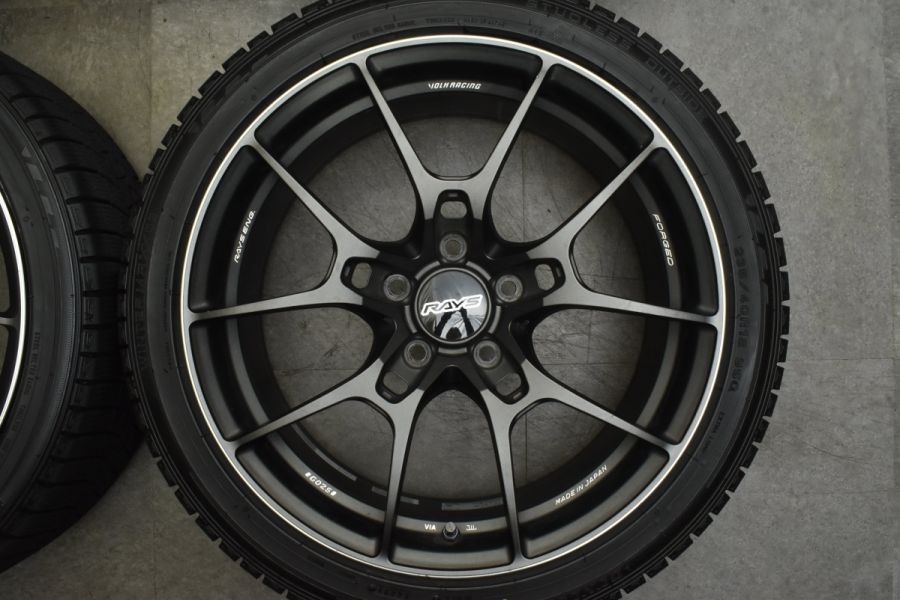 鍛造品】RAYS ボルクレーシング G025 18in 8J +45 PCD114.3 ダンロップ