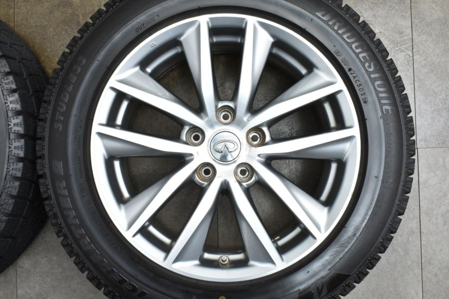 バリ溝】ニッサン V37 スカイライン 350GT 200GT-t 純正 17in